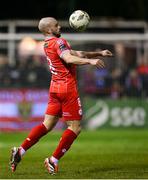 12 April 2024; Mark Coyle of Shelbourne during the SSE Airtricity Men's Premier Division match between Shelbourne and Bohemians at Tolka Park in Dublin. Photo by Stephen McCarthy/Sportsfile