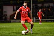 12 April 2024; John O'Sullivan of Shelbourne during the SSE Airtricity Men's Premier Division match between Shelbourne and Bohemians at Tolka Park in Dublin. Photo by Stephen McCarthy/Sportsfile