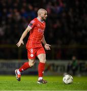 12 April 2024; Mark Coyle of Shelbourne during the SSE Airtricity Men's Premier Division match between Shelbourne and Bohemians at Tolka Park in Dublin. Photo by Stephen McCarthy/Sportsfile