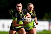 13 April 2024; Ellie White of Portdara during the Leinster Rugby Girl's U18 semi-final match between Naas and Portdara at Naas RFC in Kildare. Photo by Tyler Miller/Sportsfile