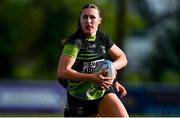 13 April 2024; Ellie White of Portdara during the Leinster Rugby Girl's U18 semi-final match between Naas and Portdara at Naas RFC in Kildare. Photo by Tyler Miller/Sportsfile