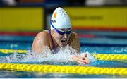 22 April 2024; Roisin Ni Riain of Ireland on her way to winning the Women's 100m Breaststroke SB13 Final during day two of the Para Swimming European Championships at the Penteada Olympic Pools Complex in Funchal, Portugal. Photo by Ramsey Cardy/Sportsfile