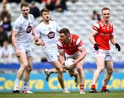 28 April 2024; Niall Sharkey of Louth during the Leinster GAA Football Senior Championship semi-final match between Kildare and Louth at Croke Park in Dublin. Photo by Piaras Ó Mídheach/Sportsfile