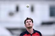 3 May 2024; Mark Adair of Northern Knights during the Cricket Ireland Inter-Provincial Trophy match between Leinster Lightning  and Northern Knights at Pembroke Cricket Club in Dublin. Photo by Piaras Ó Mídheach/Sportsfile