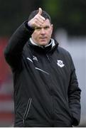 3 May 2024; Drogheda United manager before the SSE Airtricity Men's Premier Division match between St Patrick's Athletic and Drogheda United at Richmond Park in Dublin. Photo by Shauna Clinton/Sportsfile