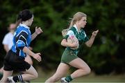 14 September 2013; Alannah O'Carroll, Greystones RFC, in action against Wexford Vixen RFC during the South East Underage Blitz. Wexford Wanderers RFC, Wexford. Picture credit: Matt Browne / SPORTSFILE