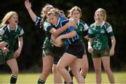 14 September 2013; Tara Shiels, Wexford Vixen RFC, in action against Greystones RFC during the South East Underage Blitz. Wexford Wanderers RFC, Wexford. Picture credit: Matt Browne / SPORTSFILE