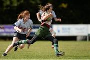 14 September 2013; Rosie Newton, Tullow - Gorey - Greystones Combined, in action against Wexford Vixens RFC during the South East Underage Blitz. Wexford Wanderers RFC, Wexford. Picture credit: Matt Browne / SPORTSFILE