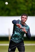 9 May 2024; Neil Rock during an Ireland men’s T20 squad training session at Castle Avenue Cricket Ground in Dublin. Photo by Seb Daly/Sportsfile
