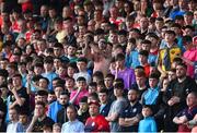 10 May 2024; St Patrick's Athletic supporters during the SSE Airtricity Men's Premier Division match between Shamrock Rovers and St Patrick's Athletic at Tallaght Stadium in Dublin. Photo by Stephen McCarthy/Sportsfile