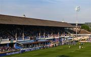 11 May 2024; A general view of the RDS Arena as Leinster players take to the pitch before the United Rugby Championship match between Leinster and Ospreys at the RDS Arena in Dublin. Photo by Ben McShane/Sportsfile