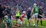 11 May 2024; Limerick manager John Kiely reacts to a turnover of possession late in the Munster GAA Hurling Senior Championship Round 3 match between Cork and Limerick at SuperValu Páirc Ui Chaoimh in Cork. Photo by Stephen McCarthy/Sportsfile