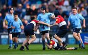 11 May 2024; Action from the Bank of Ireland Half-time Minis match between Old Wesley and MU Barnhall at the United Rugby Championship match between Leinster and Ospreys at the RDS Arena in Dublin. Photo by Ben McShane/Sportsfile