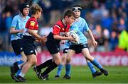 11 May 2024; Action from the Bank of Ireland Half-time Minis match between Old Wesley and MU Barnhall at the United Rugby Championship match between Leinster and Ospreys at the RDS Arena in Dublin. Photo by Ben McShane/Sportsfile