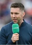 18 May 2024; Former Kerry footballer and current GAAGO analyst Marc Ó Sé during the GAA Football All-Ireland Senior Championship Round 1 match between Galway and Derry at Pearse Stadium in Galway. Photo by Stephen McCarthy/Sportsfile