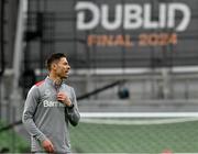 21 May 2024; Bayer 04 Leverkusen coach Xabi Alonso during the Bayer 04 Leverkusen training session ahead of the UEFA Europa League 2023/24 final match between Atalanta BC and Bayer 04 Leverkusen at Dublin Arena in Dublin, Ireland. Photo by Brendan Moran/Sportsfile