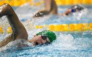 23 May 2024; Seán O'Connor of Ennis Swimming Club competes in the Men's 200m Freestyle Finals during day two of the Ireland Olympic Swimming Trials at the National Aquatic Centre on the Sport Ireland Campus in Dublin. Photo by Shauna Clinton/Sportsfile