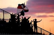 24 May 2024; Galway United supporters after the SSE Airtricity Men's Premier Division match between Galway United and Dundalk at Eamonn Deacy Park in Galway. Photo by Michael P Ryan/Sportsfile