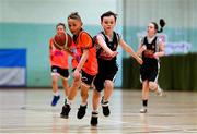 25 May 2024; Action during the Basketball U11 & O9 Mixed match between Magheracloone, Monaghan, and Carnageeha, Sligo, during day one of the multi-sports finals of the Cairn Community Games at Gormanston Park in Meath. Photo by Ben McShane/Sportsfile