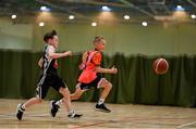 25 May 2024; Action during the Basketball U11 & O9 Mixed match between Magheracloone, Monaghan, and Carnageeha, Sligo, during day one of the multi-sports finals of the Cairn Community Games at Gormanston Park in Meath. Photo by Ben McShane/Sportsfile