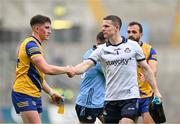 25 May 2024; Daire Cregg of Roscommon shakes hands with Dublin goalkeeper Stephen Cluxton after the GAA Football All-Ireland Senior Championship Round 1 match between Dublin and Roscommon at Croke Park in Dublin. Photo by Stephen Marken/Sportsfile