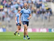 25 May 2024; Paul Mannion of Dublin reacts after a missed chance during the GAA Football All-Ireland Senior Championship Round 1 match between Dublin and Roscommon at Croke Park in Dublin. Photo by Stephen Marken/Sportsfile
