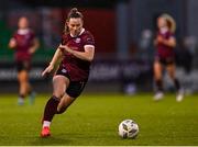 25 May 2024; Aislinn Meaney of Galway United during the SSE Airtricity Women's Premier Division match between Shamrock Rovers and Galway United at Tallaght Stadium in Dublin. Photo by Tyler Miller/Sportsfile