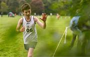 26 May 2024; Karl Wallace of St Conleths, Kildare, competing in the 7km Marathon U16 & U14 Boys during day two of the multi-sports finals of the Cairn Community Games at Gormanston Park in Meath. Photo by Ben McShane/Sportsfile