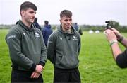 26 May 2024; Connacht rugby players Matt and John Devine in attendance during day two of the multi-sports finals of the Cairn Community Games at Gormanston Park in Meath. Photo by Ben McShane/Sportsfile