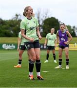 27 May 2024; Megan Connolly during a Republic of Ireland Women's training session at the FAI National Training Centre in Abbotstown, Dublin. Photo by Stephen McCarthy/Sportsfile