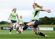 27 May 2024; Megan Connolly during a Republic of Ireland Women's training session at the FAI National Training Centre in Abbotstown, Dublin. Photo by Stephen McCarthy/Sportsfile