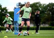 27 May 2024; Megan Connolly during a Republic of Ireland Women's training session at the FAI National Training Centre in Abbotstown, Dublin. Photo by Stephen McCarthy/Sportsfile