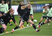 27 May 2024; Megan Connolly during a Republic of Ireland Women's training session at the FAI National Training Centre in Abbotstown, Dublin. Photo by Stephen McCarthy/Sportsfile