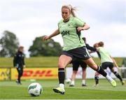 28 May 2024; Lily Agg during a Republic of Ireland Women's training session at the FAI National Training Centre in Abbotstown, Dublin. Photo by Stephen McCarthy/Sportsfile