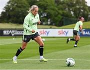 28 May 2024; Lily Agg during a Republic of Ireland Women's training session at the FAI National Training Centre in Abbotstown, Dublin. Photo by Stephen McCarthy/Sportsfile