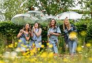 29 May 2024; Let the fun begin! Lindsay Armaou, Sinéad O'Carroll, Keavy Lynch and Edele Lynch of B*Witched pictured at the ‘Love that Keelings Feeling’ Garden at Bloom in Dublin. The iconic girlband joined Irish-owned fruit brand Keelings to kick off Bloom 2024. The track C’est La Vie now proudly features in a brand new Keelings ad that is live across TV - which captures the fun and enjoyment of that Keelings feeling. Guests are invited to don their denims, practice their 1-2-3s and visit the ‘Love that Keelings Feeling’ Garden at Bloom 2024, which will be open to the public from Thursday 30th May until Monday 3rd June. Photo by Sam Barnes/Sportsfile