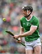 26 May 2024; Declan Hannon of Limerick during the Munster GAA Hurling Senior Championship Round 5 match between Limerick and Waterford at TUS Gaelic Grounds in Limerick. Photo by Sam Barnes/Sportsfile