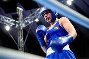 31 May 2024; Grainne Walsh of Ireland during her Women's 66kg preliminary bout against Sedja Sanogo of Ivory Coast at the Paris 2024 Olympic Boxing Qualification Tournament at Hua Mak Indoor Stadium in Bangkok, Thailand. Photo by Joe Walsh/Sportsfile