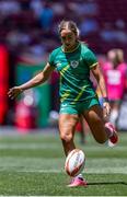 31 May 2024; Stacey Flood of Ireland in action during the HSBC Women's SVNS 2024 Grand Finals Pool B match between Ireland and Australia at Civitas Metropolitano Stadium in Madrid, Spain. Photo by Juan Gasparini/Sportsfile