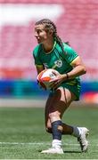 31 May 2024; Emily Lane of Ireland in action during the HSBC Women's SVNS 2024 Grand Finals Pool B match between Ireland and Australia at Civitas Metropolitano Stadium in Madrid, Spain. Photo by Juan Gasparini/Sportsfile