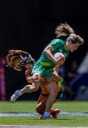 31 May 2024; Béibhinn Parsons of Ireland in action during the HSBC Women's SVNS 2024 Grand Finals Pool B match between Ireland and Australia at Civitas Metropolitano Stadium in Madrid, Spain. Photo by Juan Gasparini/Sportsfile