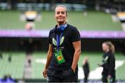 31 May 2024; Lily Agg of Republic of Ireland before the 2025 UEFA Women's European Championship qualifying match between Republic of Ireland and Sweden at Aviva Stadium in Dublin. Photo by Stephen McCarthy/Sportsfile