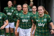 31 May 2024; Lily Agg of Republic of Ireland before the 2025 UEFA Women's European Championship qualifying match between Republic of Ireland and Sweden at Aviva Stadium in Dublin. Photo by Stephen McCarthy/Sportsfile