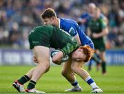 31 May 2024; Shane Jennings of Connacht in action against Rob Russell of Leinster during the United Rugby Championship match between Leinster and Connacht at the RDS Arena in Dublin. Photo by Sam Barnes/Sportsfile