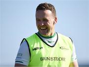 1 June 2024; Leitrim manager Andy Moran during the Tailteann Cup Group 1 Round 3 match between Kildare and Leitrim at Glennon Brothers Pearse Park in Longford. Photo by Tom Beary/Sportsfile