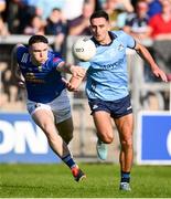 1 June 2024; Niall Scully of Dublin in action against Niall Carolan of Cavan during the GAA Football All-Ireland Senior Championship Round 2 match between Cavan and Dublin at Kingspan Breffni in Cavan. Photo by Ramsey Cardy/Sportsfile