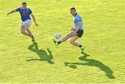 1 June 2024; Paddy Small of Dublin in action against Niall Carolan of Cavan during the GAA Football All-Ireland Senior Championship Round 2 match between Cavan and Dublin at Kingspan Breffni in Cavan. Photo by Ramsey Cardy/Sportsfile