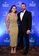 1 June 2024; Cian Healy and Laura Smith-Healy on arrival at the 2024 Leinster Rugby Awards Ball at The InterContinental Hotel in Dublin. Photo by Harry Murphy/Sportsfile