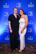 1 June 2024; Dannah O'Brien and Katie Whelan on arrival at the 2024 Leinster Rugby Awards Ball at The InterContinental Hotel in Dublin. Photo by Harry Murphy/Sportsfile