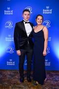 1 June 2024; Sophie Conroy and Jake Nalepa on arrival at the 2024 Leinster Rugby Awards Ball at The InterContinental Hotel in Dublin. Photo by Harry Murphy/Sportsfile